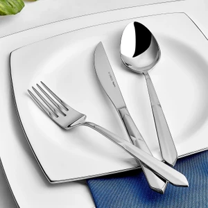Elegance New Diamond Platin 12 Kişilik 84 Parça Çatal Kaşık Bıçak Takımı