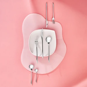 Premium Platin Von 12 Kişilik 84 Parça Çatal Kaşık Bıçak