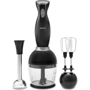 Pro - Midi Plus 3'lü Blender Set Shiny Black 1000W