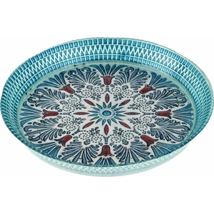 Karaca Home Anatoly Dekoratif Tepsi 32 cm Mavi
