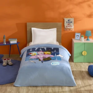 Karaca Home x Kral Şakir Bam Bam Bam Tek Kişilik Battaniye