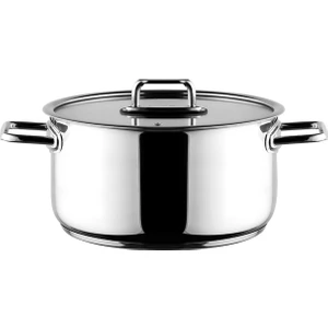 Colombus Metal Kulp Cam Kapak Derin Tencere - 26 Cm