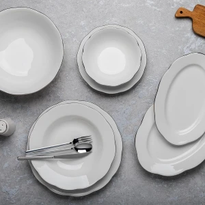 AR038031 Passion Silver 30 Parça Yemek Takımı