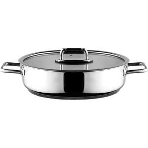 Colombus Metal Kulp Cam Kapak Basık Tencere - 26 Cm