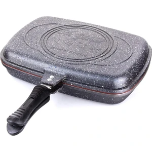 T/T Döküm Granit Martis Double Tava  - 36 Cm