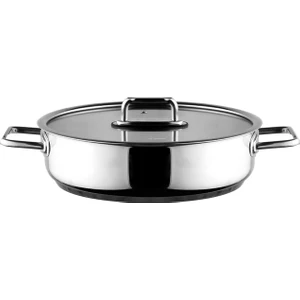 Colombus Metal Kulp Cam Kapak Basık Tencere - 28 Cm