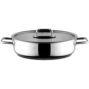 Colombus Metal Kulp Cam Kapak Basık Tencere - 30 Cm