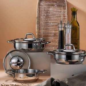 Aria 6 Parça Çelik Sahan Seti