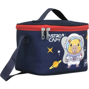 Erkek Çocuk Isı Yalıtımlı Astronot Beslenme Çantası - Lacivert - Kırmızı - 5228
