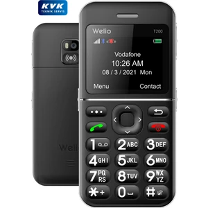 Wkey T200 Tuşlu Cep Telefonu Kameralı Asker Telefonu Yaşlı Cep Telefonu (Kvk Garantili)
