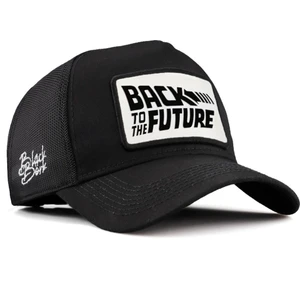 V2 Trucker Back To Future - 1 Kod Logolu Unisex Siyah Şapka (Cap)