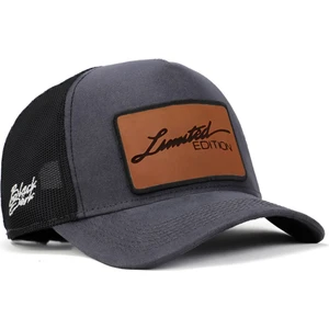 V2 Trucker Limited Edition - 5 Kod Logolu Unisex Antrasit-Siyah Şapka