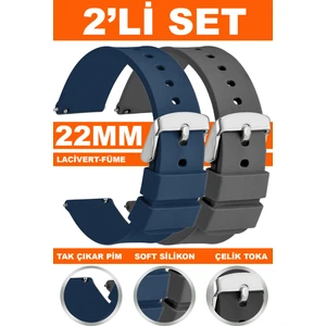 Huawei Watch Gt Gt2 Gt3 Gt4 Gt5 Pro 46mm Xiaomi Redmi Watch 5 Active-Lite Saat Uyumlu 22mm Silikon Saat Kordonu Kayışı TB1