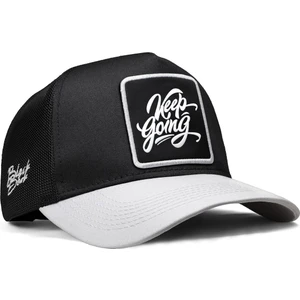 V1 Trucker Keep Going - 2sb Kod Logolu Beyaz Siperli-Siyah Şapka (Cap)