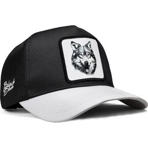 V1 Trucker Kurt -5sb Kod Logolu Unisex Beyaz Siperli-Siyah Şapka