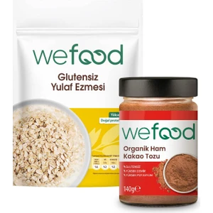 Glütensiz Yulaf Ezmesi 300 gr + Organik Ham Kakao Tozu 140 gr 8681749102062