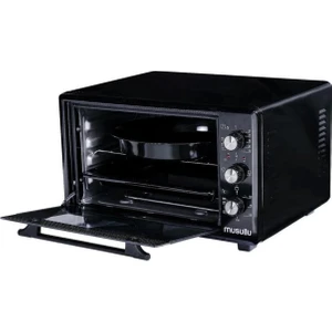 Midi Fırın 50 Lt Geniş Hacim 1600 Watt Siyah Renk Zamanlayıcı Fonksiyonu