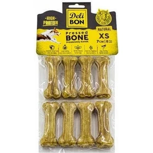 Deri Press Köpek Kemik Ödülü Xsmall Naturel 7 Cm 8 Adet