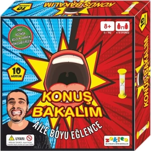 Konuş Bakalım Aile Boyu Eğlence-Ekransız Aktivite Aile Oyunu