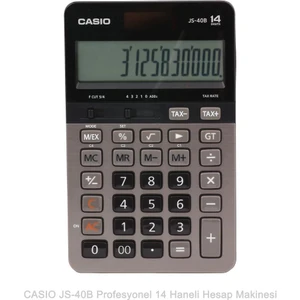Casıo Js-40B Prof-Masa Tipi 14 Hane Hesap Makinesi