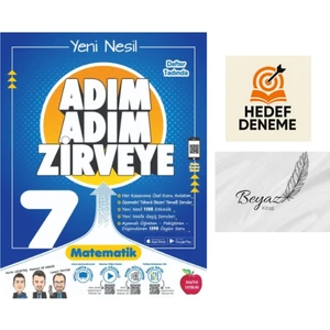 Newton 7.sınıf Adım Adım Zirveye Matematik Soru Bankası Hedef Deneme