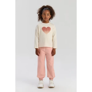 Bg Store Kız Çocuk Ekru Tshirt