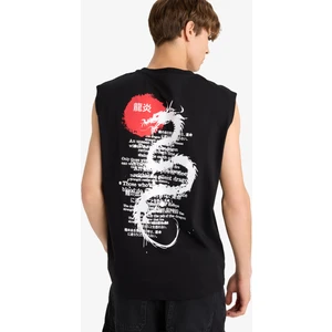 Boxy Fit Baskılı Bisiklet Yaka Atlet G0020AX25HS