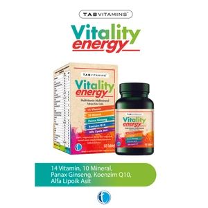 Tabvıtamıns Vitality Energy Multivitamin Multimineral 60 Tablet