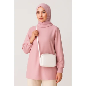 Tarz Colorshere Askılı Urban Beyaz Omuz Çantası