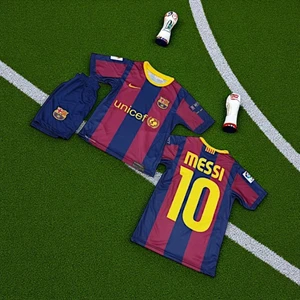 Bite Nose Barcelona 2011 Messi Efsane Şortlu Çorap Çocuk Forması