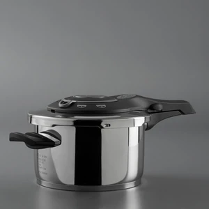 Procook 4,5 lt Siyah - Gri Düdüklü Tencere