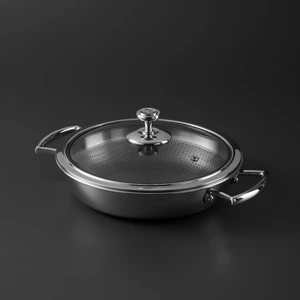 Gourmet 24 cm Karnıyarık Tencere Ergonomik Sap ve Kolay Temizlik Özelliğiyle