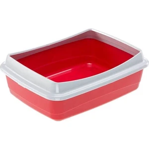 NIP Plus 20 Kedi Tuvalet Kabı Kırmızı 47x36x15.5 Cm