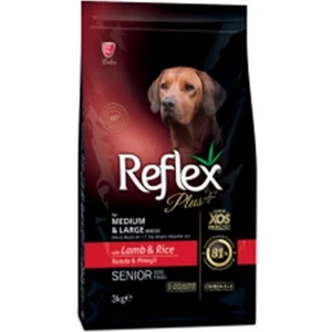 Plus Kuzulu Orta ve Büyük Irk Yaşlı Köpek Maması 3 Kg