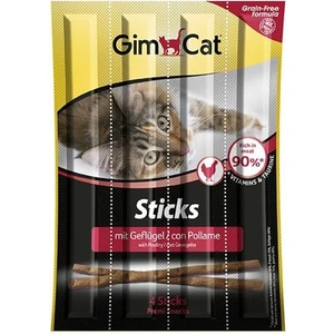 GimCat Sticks Tavuklu Ciğerli Kedi Ödül Çubukları 4 Parça- 20 Gr