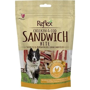 Tavuk ve Morina Balıklı Sandviç Köpek Ödül Maması 80 Gr