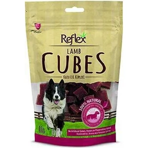 Kurutulmuş Kuzu Etli Dilim Küp Köpek Ödülü 80 gr
