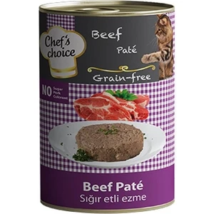 Chef's Choice Chefs Choice Beef Pate Biftekli Kıyılmış Kedi Maması 400G