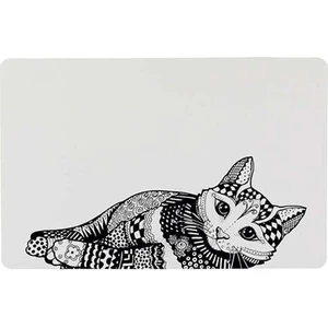 Kedi ve Köpek Plastik Servis Altlığı 44x28 Cm