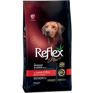 Plus Kuzulu Orta ve Büyük Irk Yaşlı Köpek Maması 15 Kg