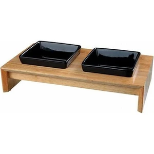 Kedi ve Köpek Mama Su Kabı Seti 2x0.2 Lt 28x5x15 Cm