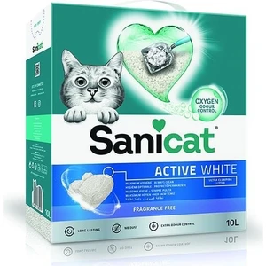 Active White Ultra Topaklanan Doğal Kedi Kumu 10 Lt