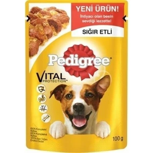 Pouch Sığır Etli ve Tavuklu Yetişkin Konserve Köpek Mama