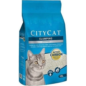 Cat City Activ Karbonlu Topaklaşan Kedi Kumu 10 Lt