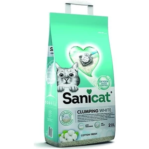 Clumping White Cotton Fresh Oksijen Kontrol Kedi Kumu 20 Lt