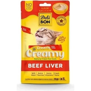 Creamy Dana Ciğerli Kedi Ödül Maması 15 gr 5li