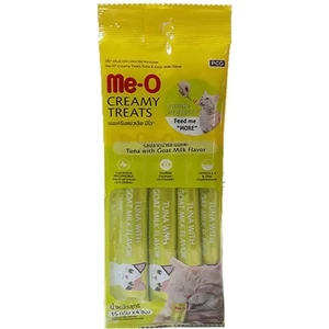 Meo Creamy Ton Balıklı ve Keçi Sütlü Kedi Ödül Maması 4x15 Gr