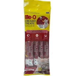 Meo Creamy Ton Balıklı ve Domatesli Kedi Ödül Maması 4x15 Gr