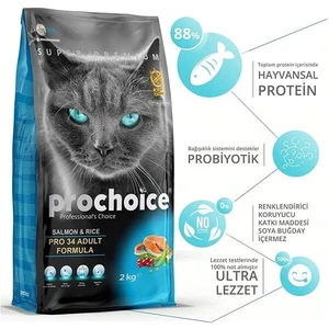Pro Choice Pro 34 Adult Somonlu Yetişkin Kedi Maması 15 Kg