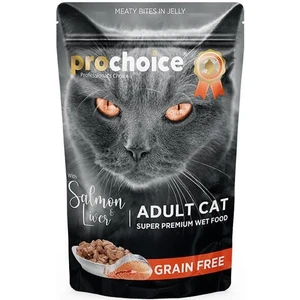 Pro Choice Tahılsız Somon ve Ciğerli Yetişkin Konserve Kedi Mamas